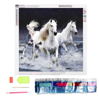 Kép valamiből Diamantové malování basic - koníci