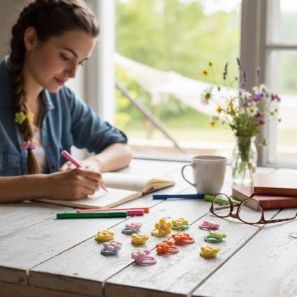Kép valamiből Gyerek hajgumik 10 db  -  virág