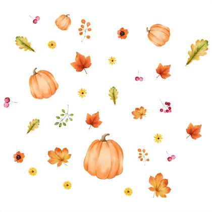 Kép valamiből Öntapadó ablakmatricák – őszi hangulat