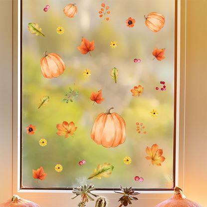 Kép Öntapadó ablakmatricák – őszi hangulat