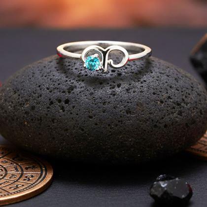 Kép valamiből Állítható gyűrű csillagjeggyel - kos