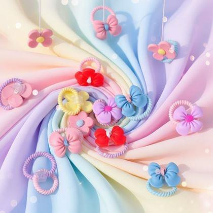 Kép valamiből Gyerek hajgumik 10 db  -  masni