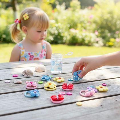 Kép valamiből Gyerek hajgumik 10 db  -  masni