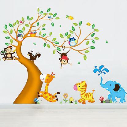 Kép Gyerek falmatricák - állatok