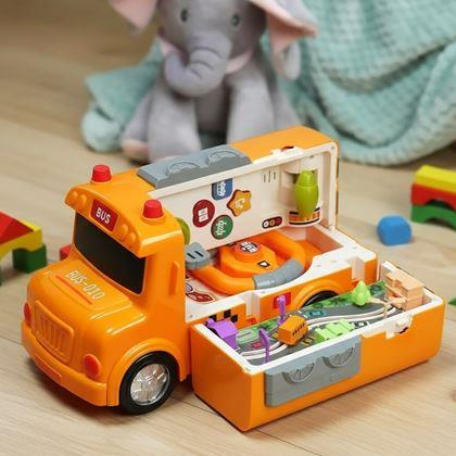 Kép valamiből Interaktív összecsukható busz kormánykerékkel