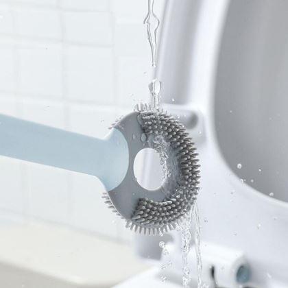 Kép valamiből Szilikon WC-kefe 2 az 1-ben