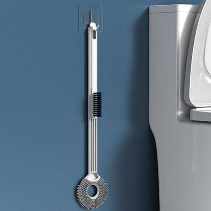 Kép valamiből Szilikon WC-kefe 2 az 1-ben