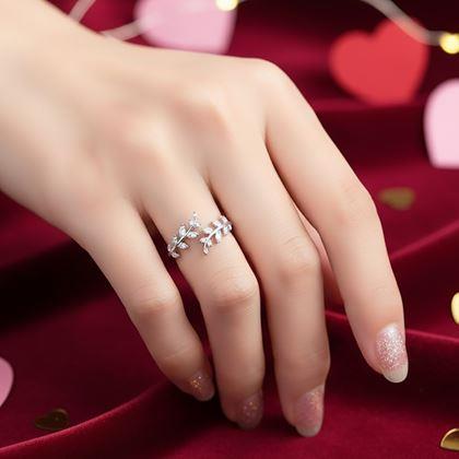 Kép valamiből Elegáns állítható méretű gyűrű