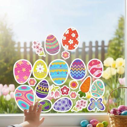 Kép valamiből Húsvéti ablakmatricák, 35 db