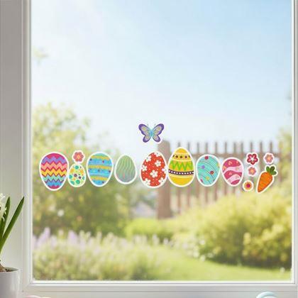 Kép valamiből Húsvéti ablakmatricák, 35 db