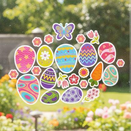 Kép valamiből Húsvéti ablakmatricák, 35 db