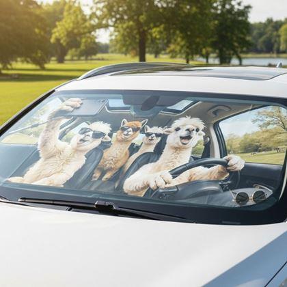 Kép valamiből Napellenző autóba tapadókorongokkal - lámák