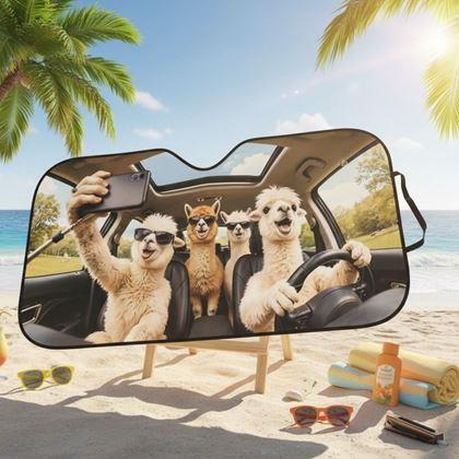 Kép valamiből Napellenző autóba tapadókorongokkal - lámák