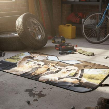 Kép valamiből Napellenző autóba tapadókorongokkal - lámák