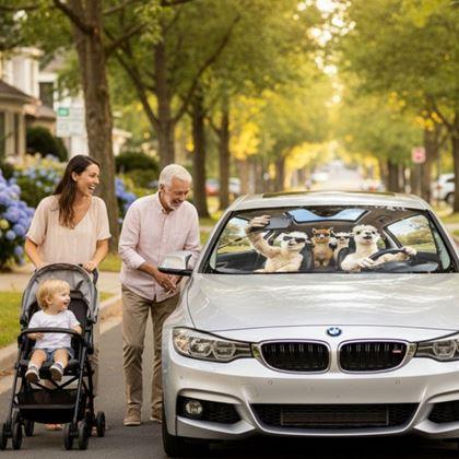 Kép valamiből Napellenző autóba tapadókorongokkal - lámák
