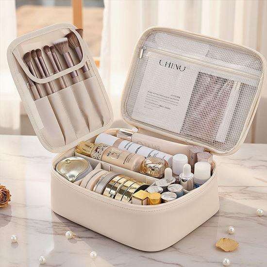 Kép valamiből Nagy kapacitású utazó kozmetikai táska