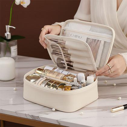 Kép valamiből Nagy kapacitású utazó kozmetikai táska