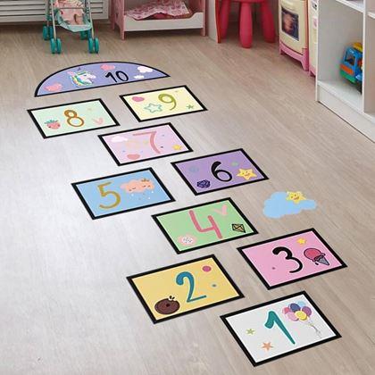 Kép valamiből Padlóra ragasztható matricák - ugróiskola