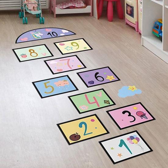 Kép valamiből Padlóra ragasztható matricák - ugróiskola