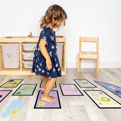 Kép valamiből Padlóra ragasztható matricák - ugróiskola