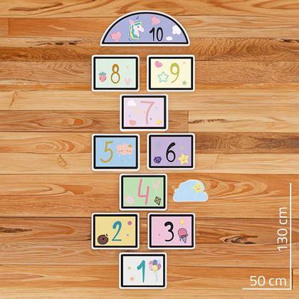 Kép valamiből Padlóra ragasztható matricák - ugróiskola