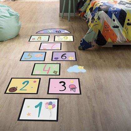 Kép valamiből Padlóra ragasztható matricák - ugróiskola