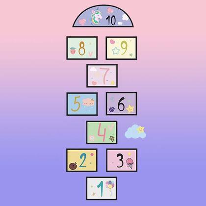 Kép valamiből Padlóra ragasztható matricák - ugróiskola