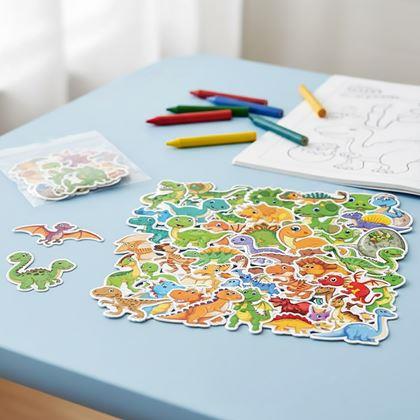 Kép valamiből Dínós matricák