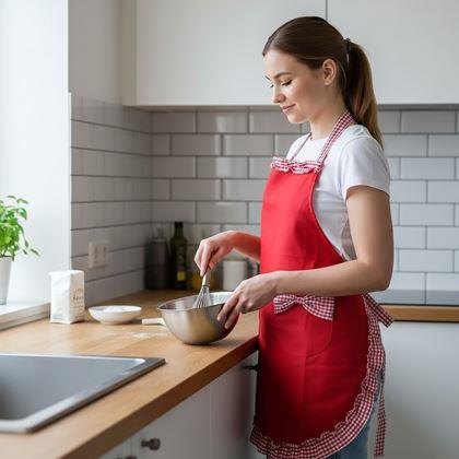 Kép valamiből Retro főzőköpeny  -  piros