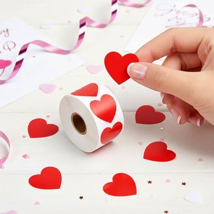 Kép valamiből Matrica szívecskék - 500 db