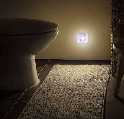 Kép valamiből Éjszakai LED lámpa elemmel és mozgásérzékelővel