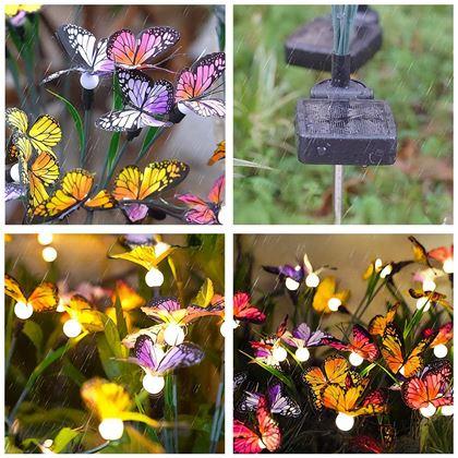 Kép valamiből Napelemes leszúrható dísz – pillangók