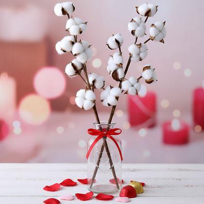 Kép valamiből Mesterséges deco ág pamut 