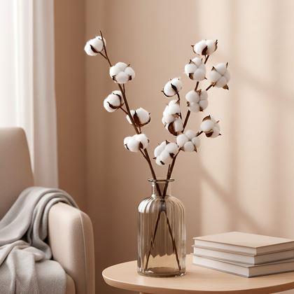 Kép valamiből Mesterséges deco ág pamut 