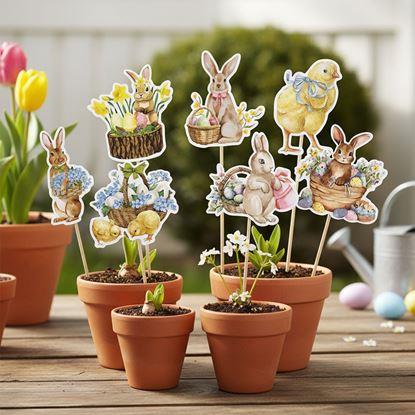 Kép Húsvéti beszúrót díszek 8 db