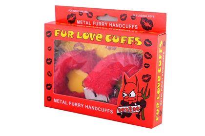 Kép valamiből Plüss bilincs - piros