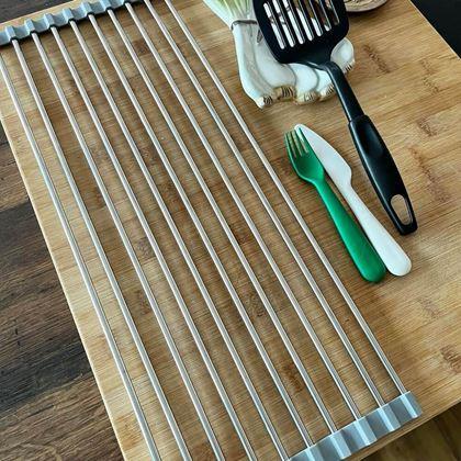 Kép valamiből Összecsukható edényszárító  - 50,5 × 20 cm