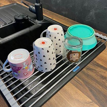 Kép valamiből Összecsukható edényszárító  - 50,5 × 20 cm