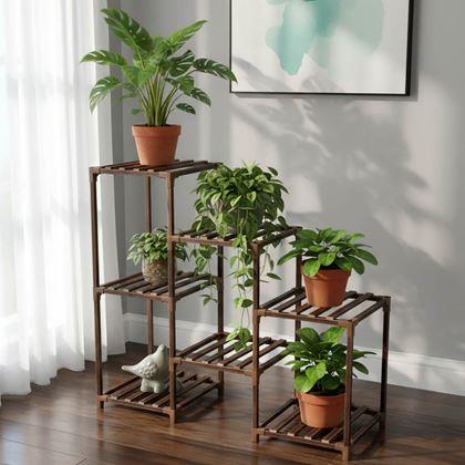 Kép valamiből Fa virágtartó állvány