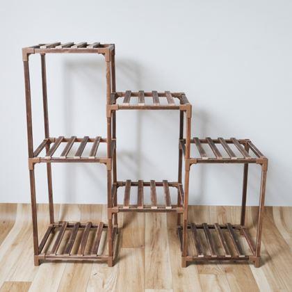 Kép valamiből Fa virágtartó állvány