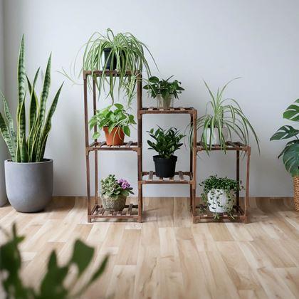 Kép valamiből Fa virágtartó állvány