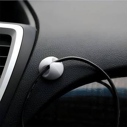 Kép 5 db öntapadós kábelrögzítő