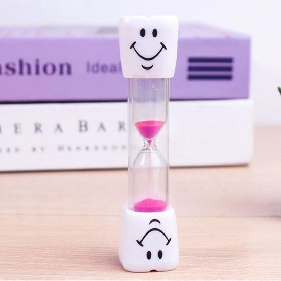 Kép valamiből Homokóra fogmosáshoz – kék - rózsaszín