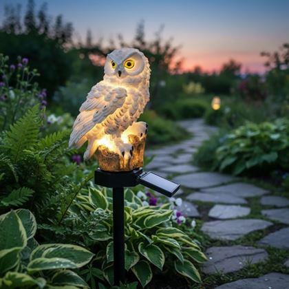 Kép valamiből Napelemes kerti világítás bagoly