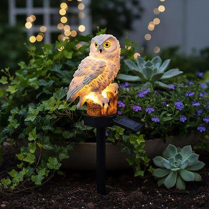 Kép valamiből Napelemes kerti világítás bagoly