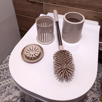 Kép valamiből Gyorsan száradó WC kefe  - bézs