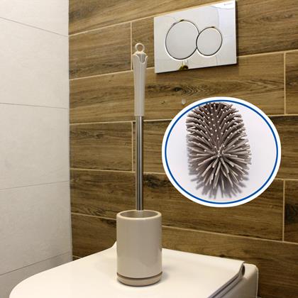 Kép valamiből Gyorsan száradó WC kefe  - bézs