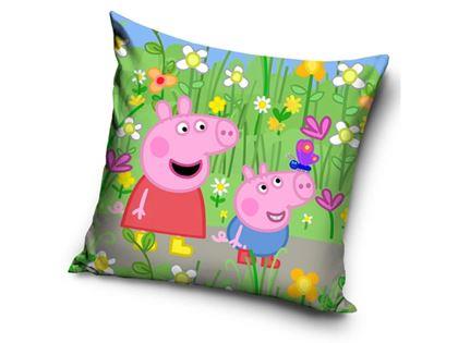 Kép valamiből Díszpárnahuzat 40x40 cm - Peppa malac és Tom