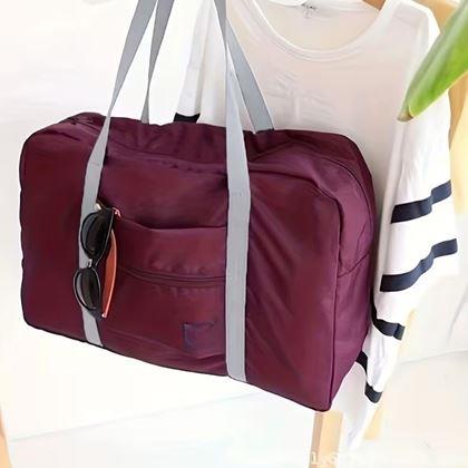 Kép valamiből Összehajtható utazótáska – bordó