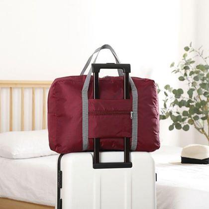 Kép valamiből Összehajtható utazótáska – bordó
